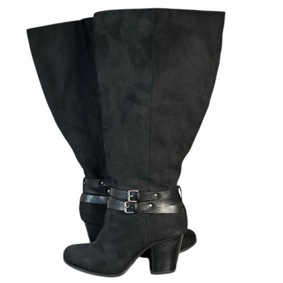 Torrid Faux Suede Wide-Width Knee-High Boots - Picture 2 of 10